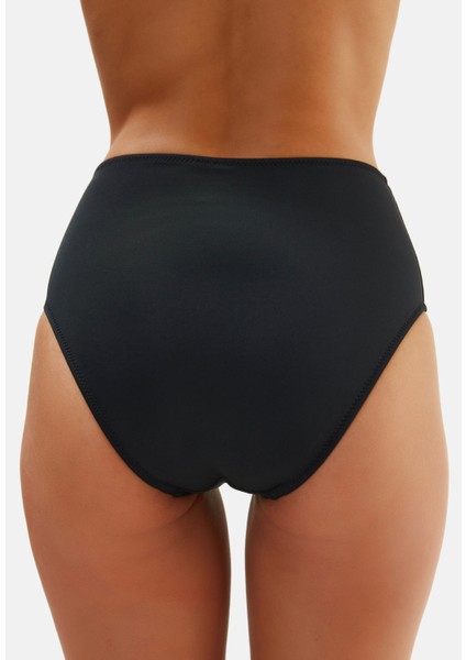 Siyah 2602ESMM Yanı Drapeli Yüksel Bel Alt fiyatları