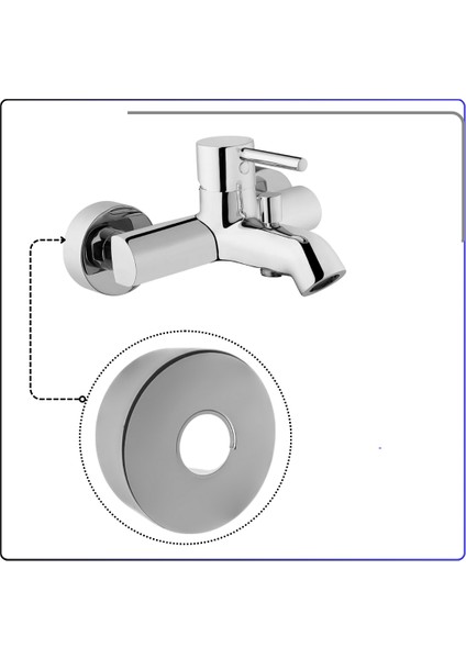 A2435501YP Artema-Banyo Bataryası Rozet-Ø75 mm fırsatları