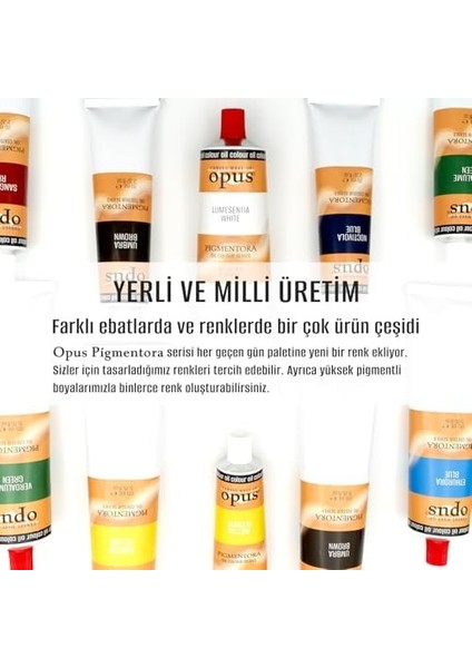 Canvas Make Up Yağlı Boya 70ML Umbra Brown