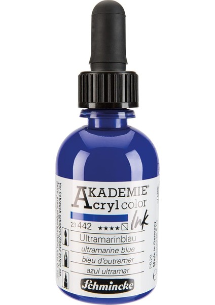 Akademie Akrilik Mürekkep 50 ml 442 Ultramarine Blue