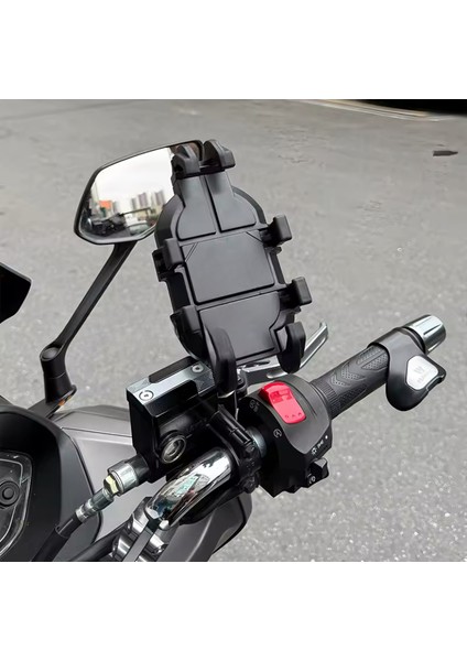 Gm3 Gidona Bağlanan Motosiklet Telefon Tutucu Bisiklet /Elektrikli Scooter Uyumlu 360° Yatay Dikey Kullanım modelleri
