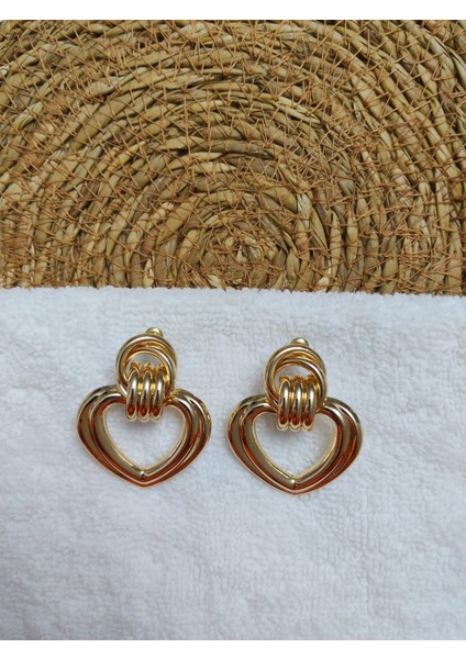 Gold Kalp Küpe fiyatları