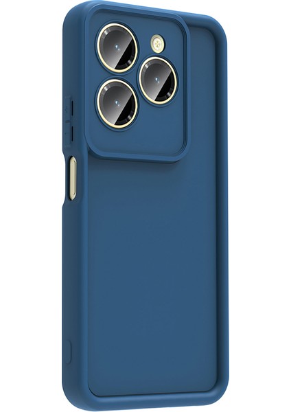 Infinix Hot 40 Pro Kılıf Kamera Korumalı Ananas Silikon Kapak