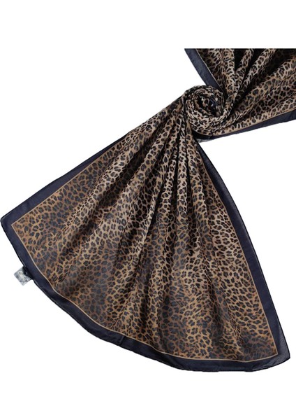 Enba Soft Pamuklu Leopar Desenli Şal 75X190 cm