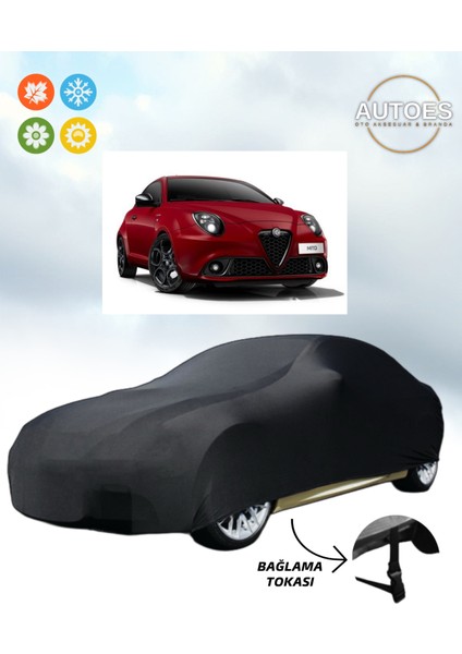Alfa Romeo Mito Araba Brandası,oto Branda Alt Bağlantı Tokalı Siyah