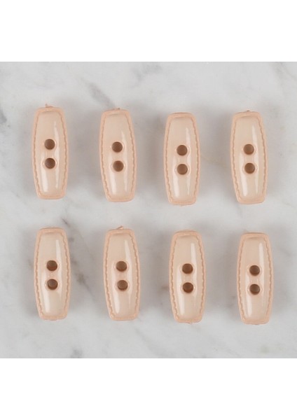 Loren Crafts Pudra Rengi 8 Li Çoban Düğmesi - 82