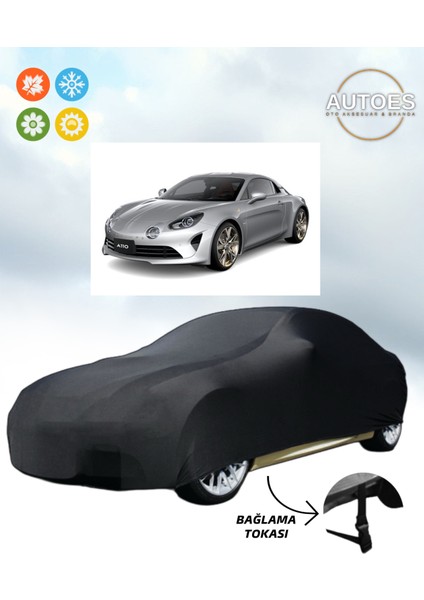 Alpine A110 Araba Brandası, Oto Branda Alt Bağlantı Tokalı Siyah