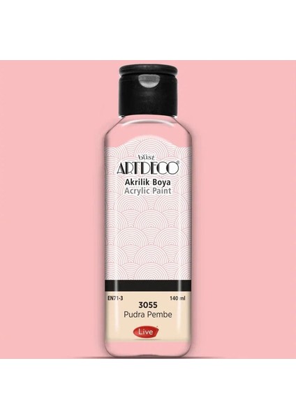 Akrilik Boya 140ML Pudra Pembe 3055