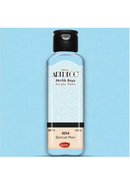 Akrilik Boya 140ML Boncuk Mavi 3014