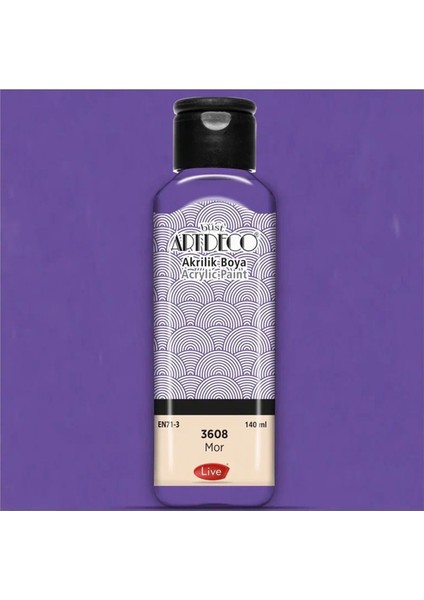 Akrilik Boya 140ML Mor 3608