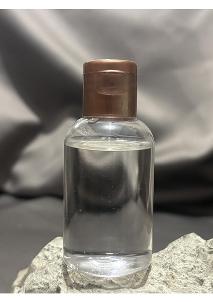 Adet 50 ml Boş Plastik Şişe OM61 Bronz Kapak