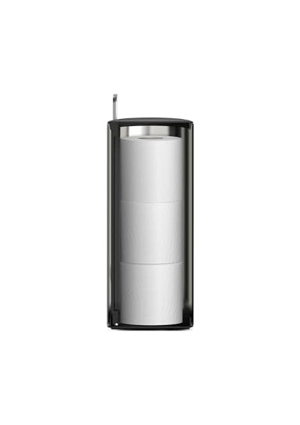 Easystore Luxe Paslanmaz Çelik Gizli Tuvalet Kağıdı Tutacağı, Kapaklı Stand, 3 Ruloya Kadar Hods