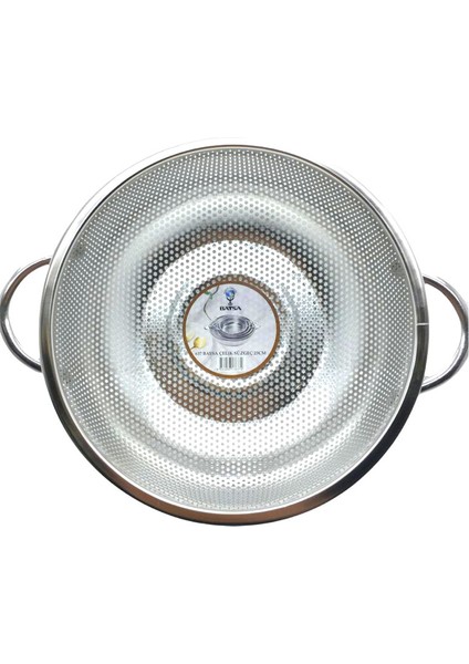 Metal Kulplu Çelik Tel Sepet Süzgeç 23CM
