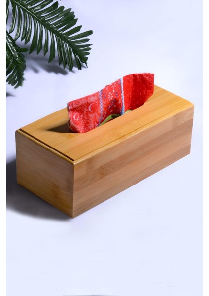 Kitchen Bambu Kağıt Peçetelik - Bambu Kağıt Mendil Kutusu - Bambu Z Peçetelik Bambu 22 x 19