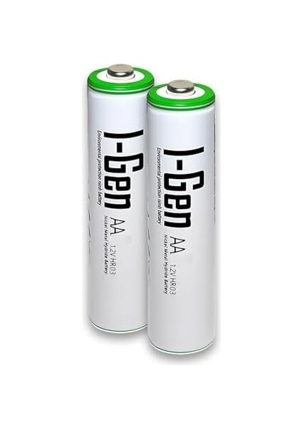 B138 2 Adet Aa 2700 Mah Şarj Edilebilir Kalem Pil 1.2V Ni-Mh Şarjlı Pil