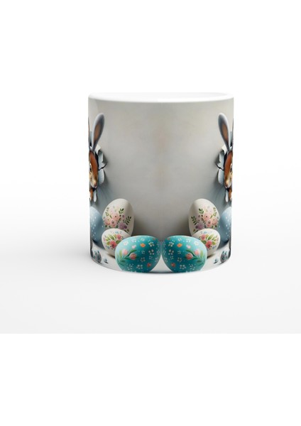 Tavşan Kulaklı Sincap Temalı Baskılı Kupa Bardak modelleri