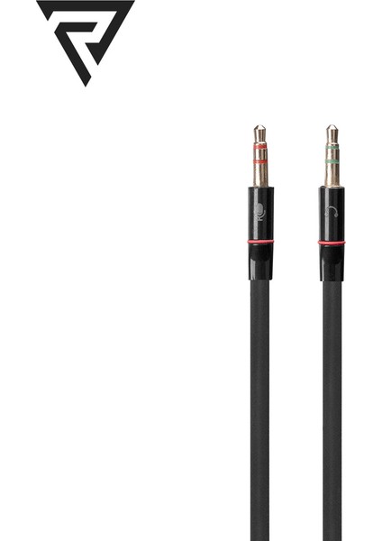 CA-4642 Siyah 3.5mm Kulaklık ve Mikrofon Birleştirici