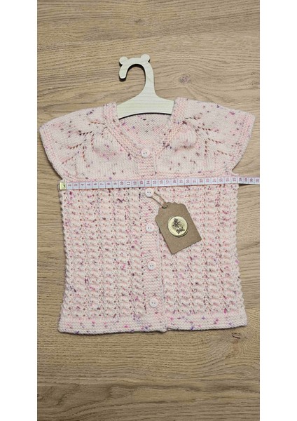 Sırıus Baby El Örgüsü Bebek Yeleği Karışık Renkli