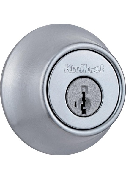 660 Single Cylinder Deadbolt Featuring Smartkey Security In Satin Chrome