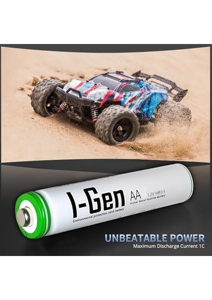 B108 8 Adet Aa 2700 Mah Şarj Edilebilir Kalem Pil 1.2V Ni-Mh Şarjlı Pil