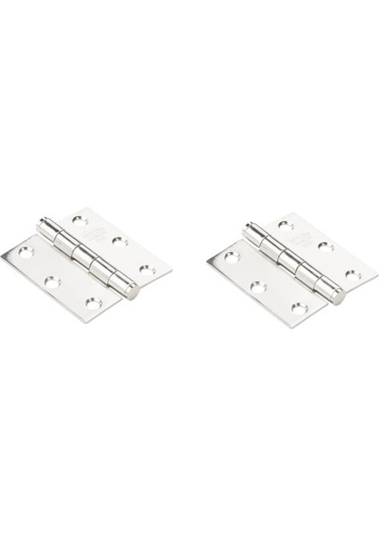 Hardware N276-972 V514 Paslanmaz Çelik Kapı Menteşeleri, 2 Paket, 2-1/2 Inç