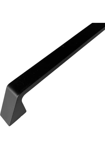 Mutfak ve Banyo Dolabı Kapakları ve Çekmeceler Için Metal Kulp Paslanmaz Alüminyum Mobilya Dolap Kulbu 192MM Mat Siyah 2 Adet