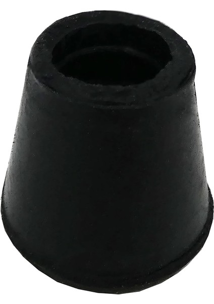 Hardware 8758E Bacak Uçları 1/2 Inç Iç Çap Lastik Sandalye Ayağı Kapakları 24 Adet Siyah