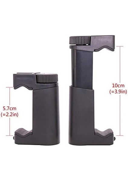 F-Mount Çok Amaçlı Telefon Monopod, Siyah