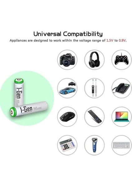 B136 16 Adet Aaa 900 Mah Şarj Edilebilir Ince Kalem Pil 1.2V Ni-Mh Şarjlı Pil