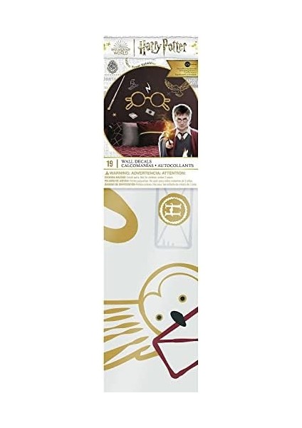 RMK4955GM Harry Potter Gözlükleri Dev Soyma ve Çubuk Duvar Çıkartması