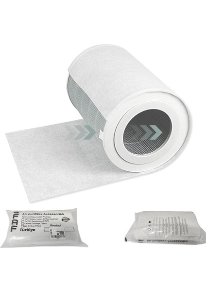 Fresh Air Filter 10/pcs Electrostatic Dust Trap Pre-Filter For Levoit Purifier Serileri Ile Uyumlu Hava Temizleyici Filtre Üstü Elektrostatik Toz Tutucu Koruyucu (Core 300)