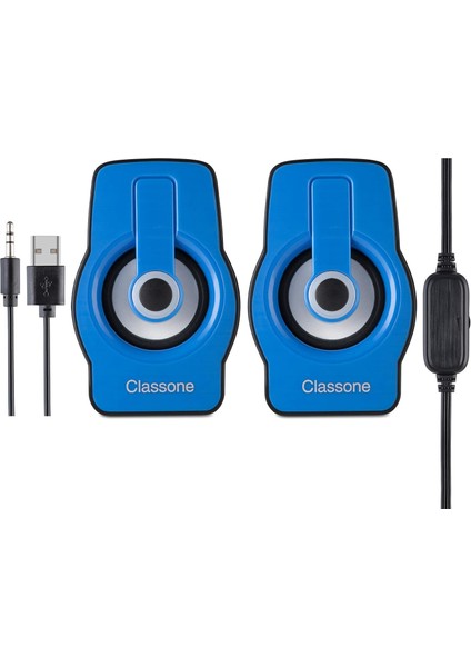X1 Blue Rgb Gaming Hoparlör - Mavi