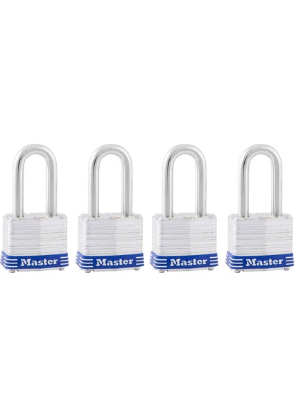 Lock 3qlf Dış Mekan Asma Kilit, Anahtarlı, 4 Adet Aynı Anda Kapanır