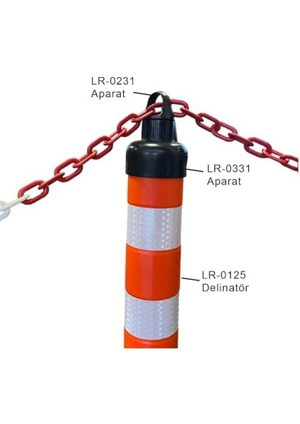 LR-0331 Delinatör Lamba ve Levha Aparatı, Delinatör Bağlantı Adaptörü