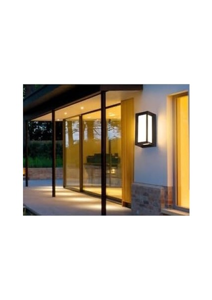 Aydınlatması LED Işık 25 cm E27 Duylu Zita Ultra Bahçe Duvar Aplik Su Geçirmez