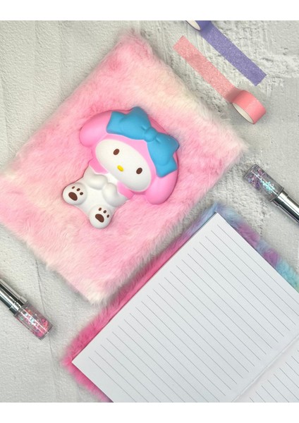Pelüş My Moledi Desenli Günlük / Hatıra Defteri modelleri