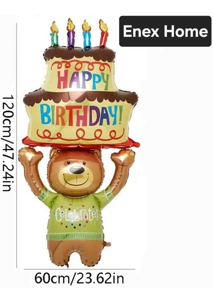 124 cm Teddy Bear Büyük Boy Balon fırsatları