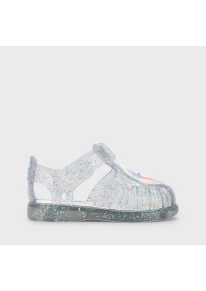S10309 Tobby Unicornio Simli Gri Kız Çocuk Sandalet fırsatları