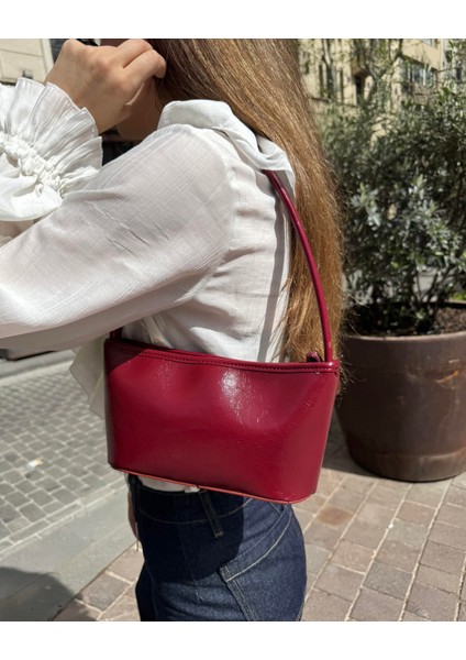 Uzun Askılı Günlük Çanta Bordo modelleri