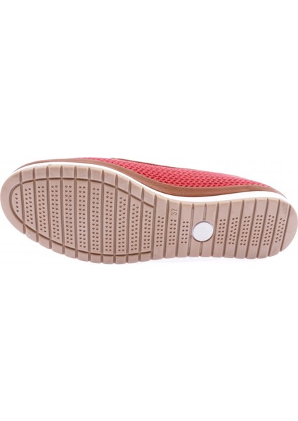 201-1-22Y Kadin Lazer Baskili Comfort Ayakkabi