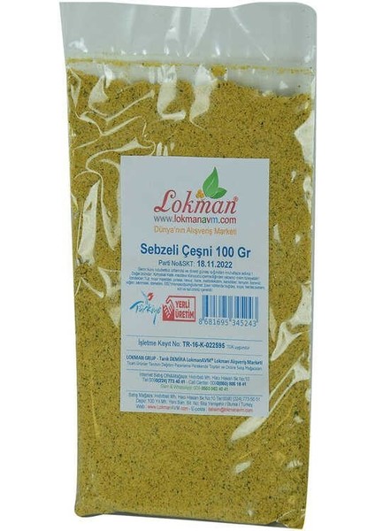 Sebzeli Çeşni Karışık Magi Baharatı 100 gr Paket