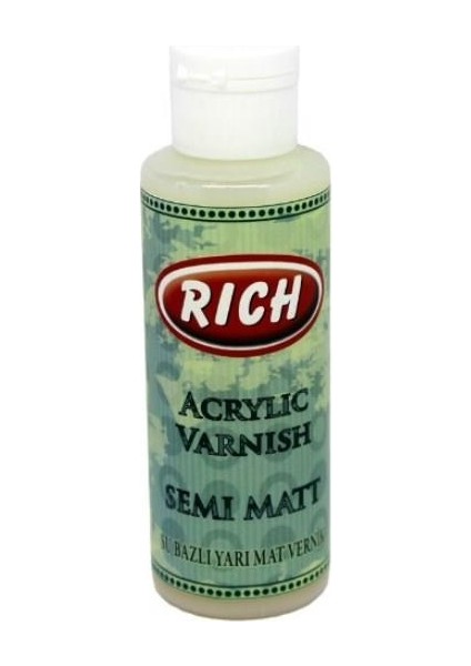 Rich Su Bazlı Yarı Mat Vernik 120 ml