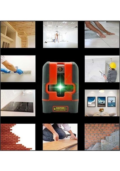 Uni-T LM570LD-II Yeşil Çizgi Lazer Hizalama Cihazı 10 Metre