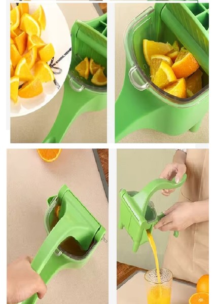 Manuel Plastik Meyve Portakal Karpuz Limon Sıkacağı Kollu Sebze Suyu Sıkma Limonata Aparatı Aleti