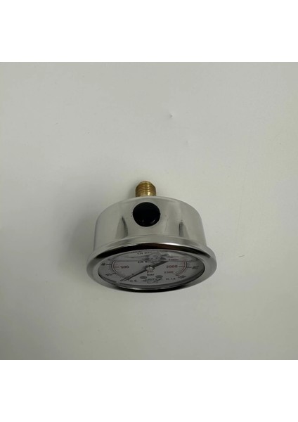 Manometre Gliserinli Arka Çıkışlı Q63 - 0 - 160 Bar 1/4 (Lisinya)