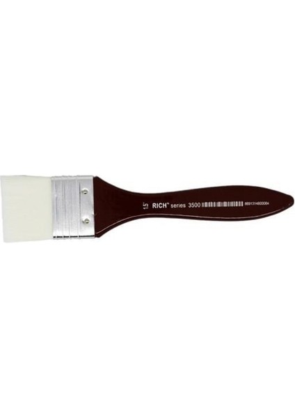 Rich Zemin Fırçası No 1,5 3500 Seri Beyaz Kıllı Uç 4 cm