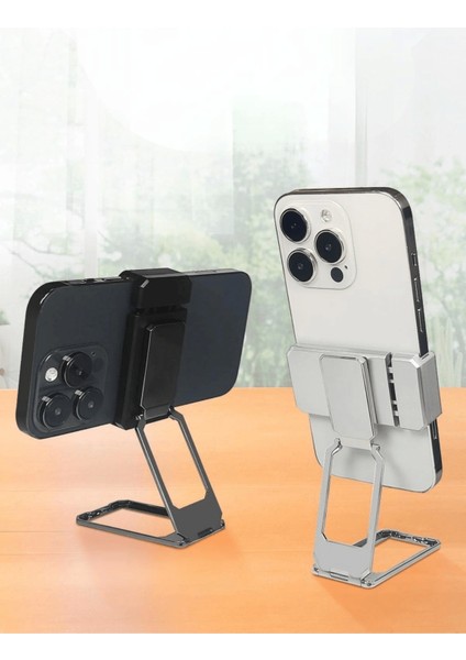 360 Derece Dönen Tüm Telefon Tipleri Ile Uyumlu Metal Telefon Standı Braket ( ) indirimleri