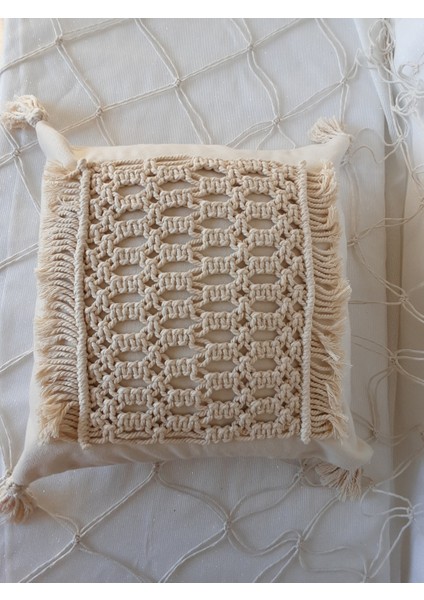 El Yapımı Makrme Kırlentkılıfı fiyatları