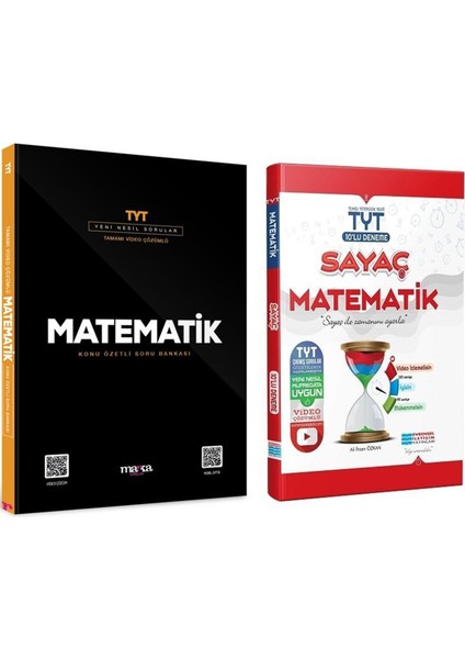 Marka Tyt Matematik Soru Bankası ve Evrensel Sayac Deneme Seti 2 Kitap