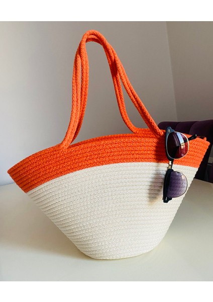 Hasır Çanta,Plaj Çantası,Kol Çantası